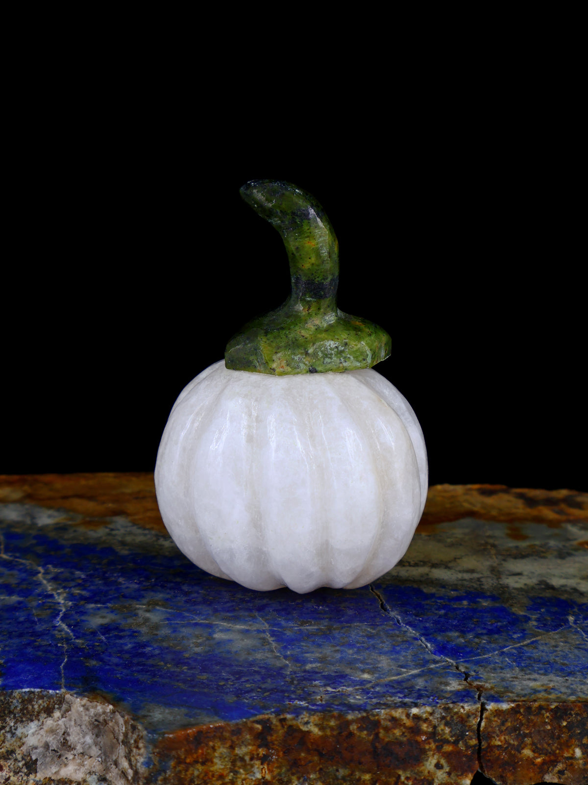 Alabaster Pumpkin Zuni Fetish