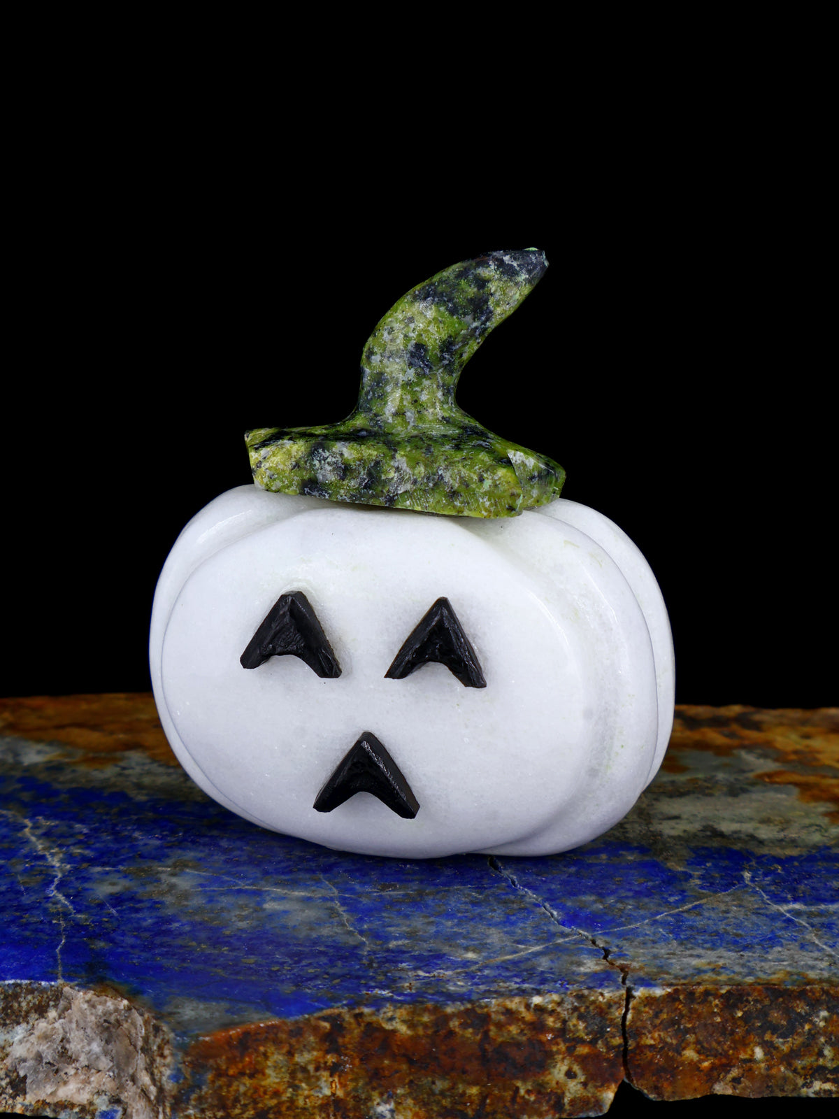 Alabaster Pumpkin Zuni Fetish