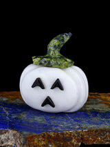 Alabaster Pumpkin Zuni Fetish