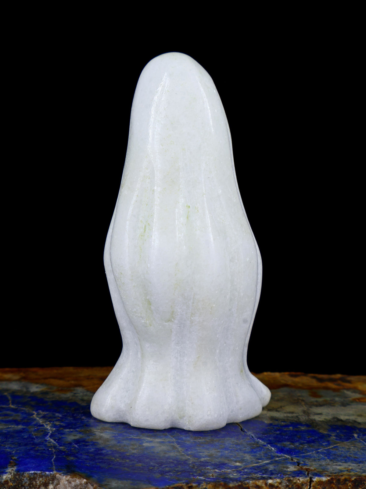 White Marble Ghost Zuni Fetish