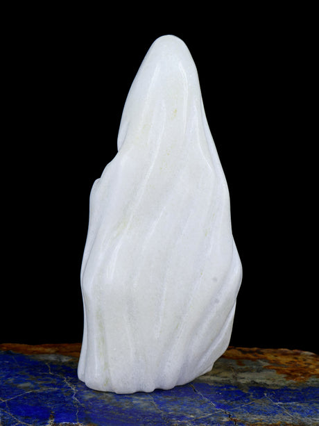 White Marble Ghost Zuni Fetish