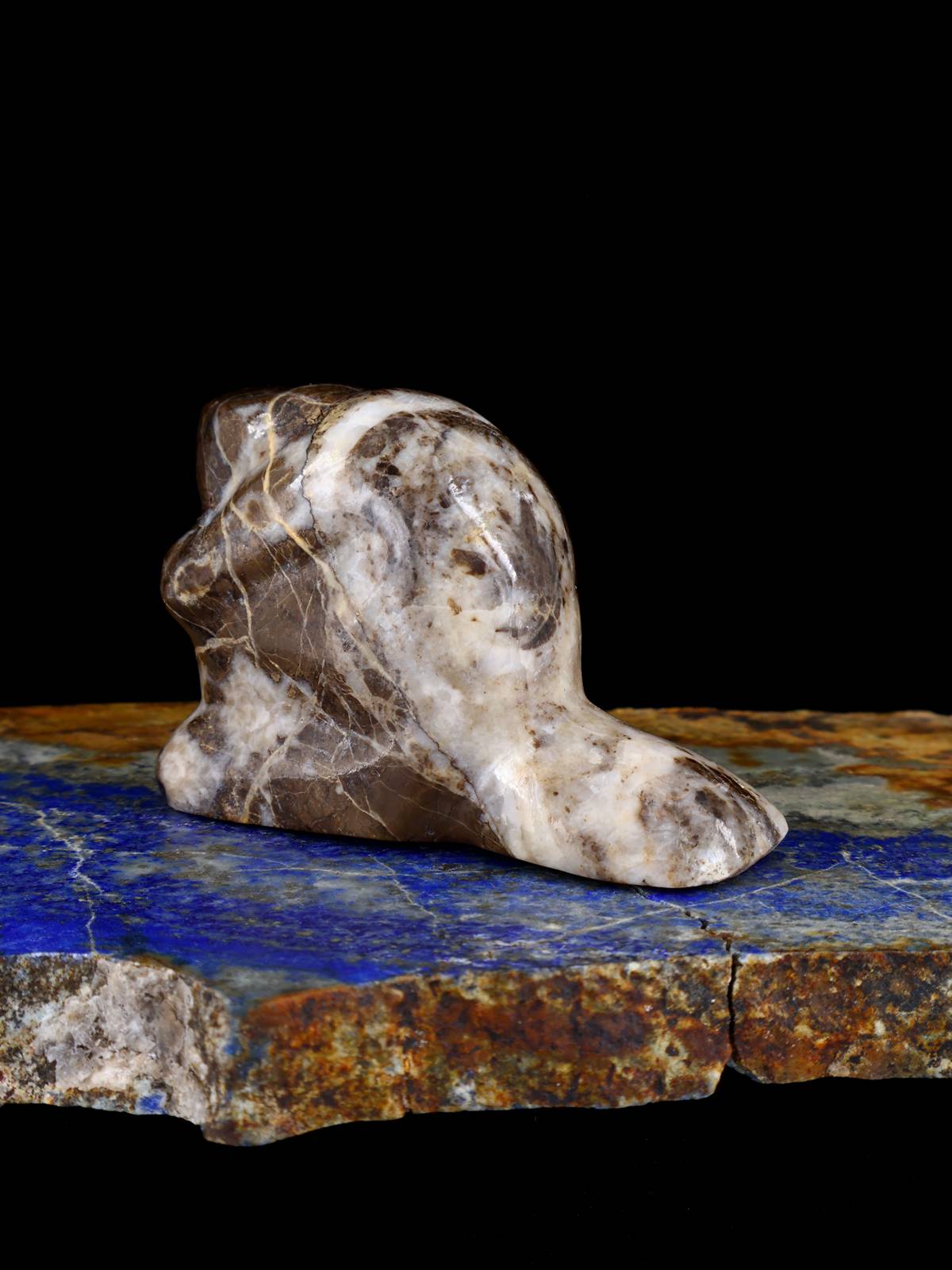 Marble Beaver Zuni Fetish