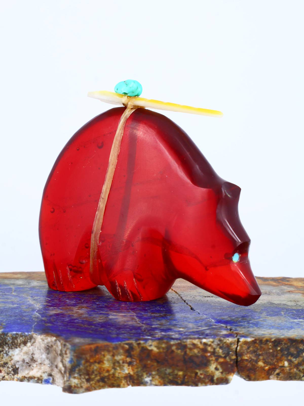 Glass Bear Zuni Fetish
