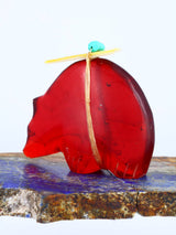 Glass Bear Zuni Fetish