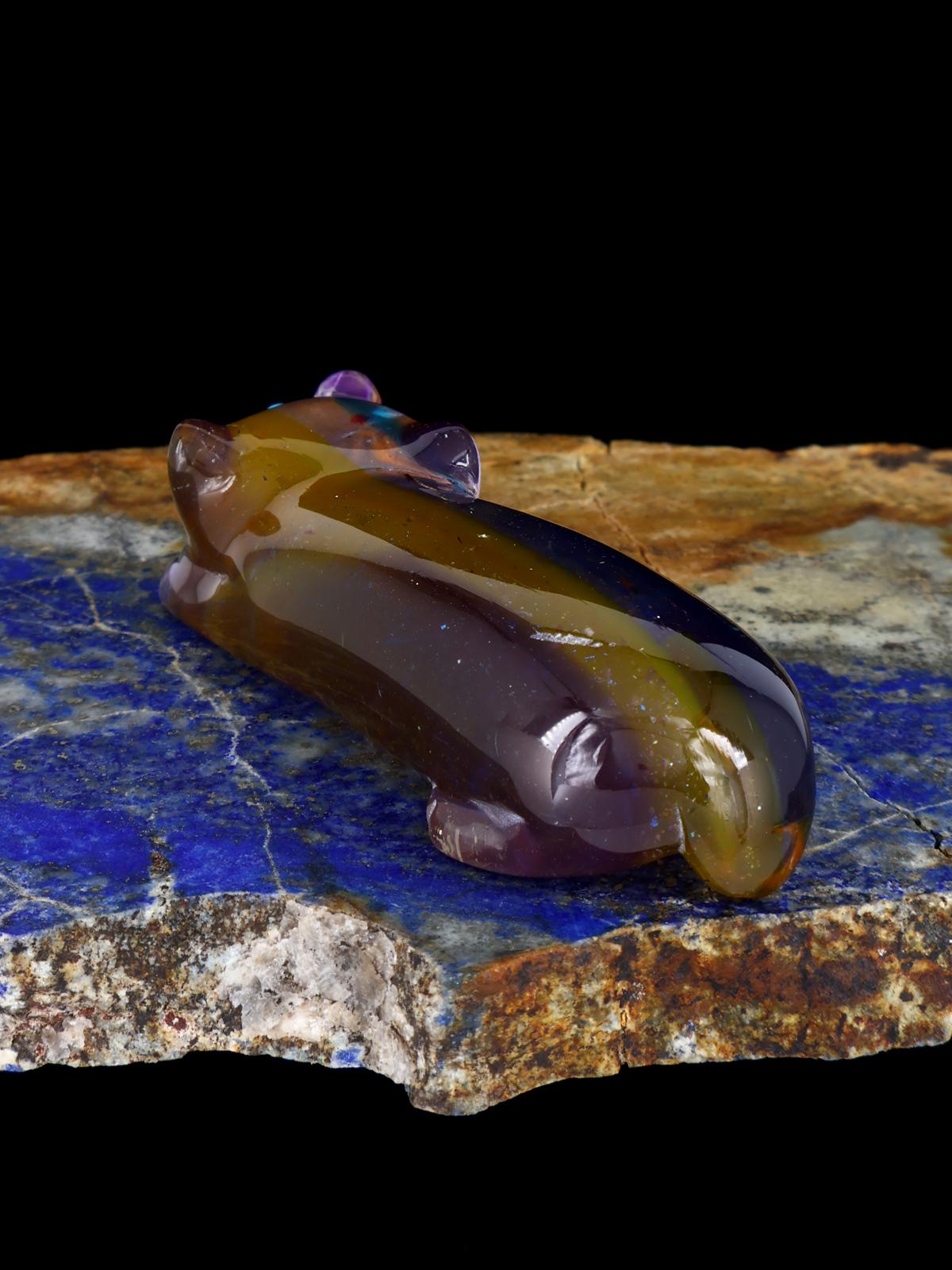 Surfite Badger Zuni Fetish - PuebloDirect.com