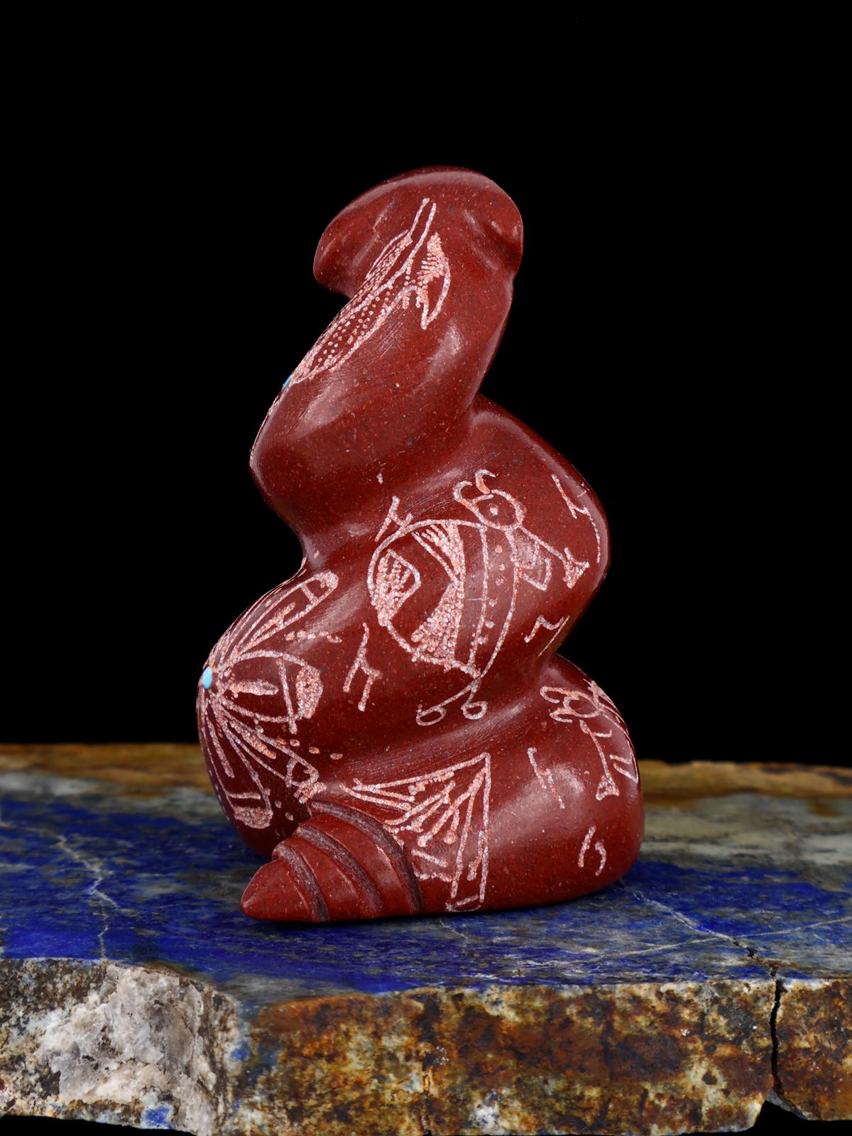 Pipestone Snake Zuni Fetish - PuebloDirect.com