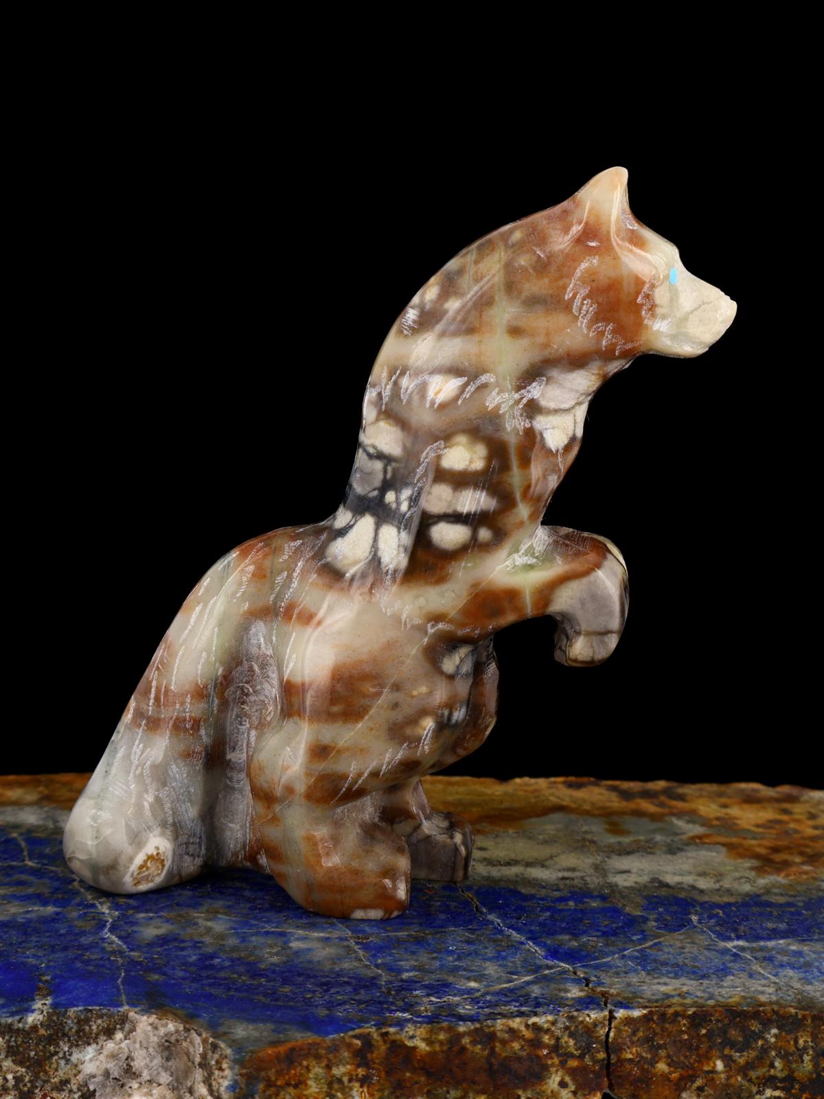 Wolfman Zuni Carving - PuebloDirect.com