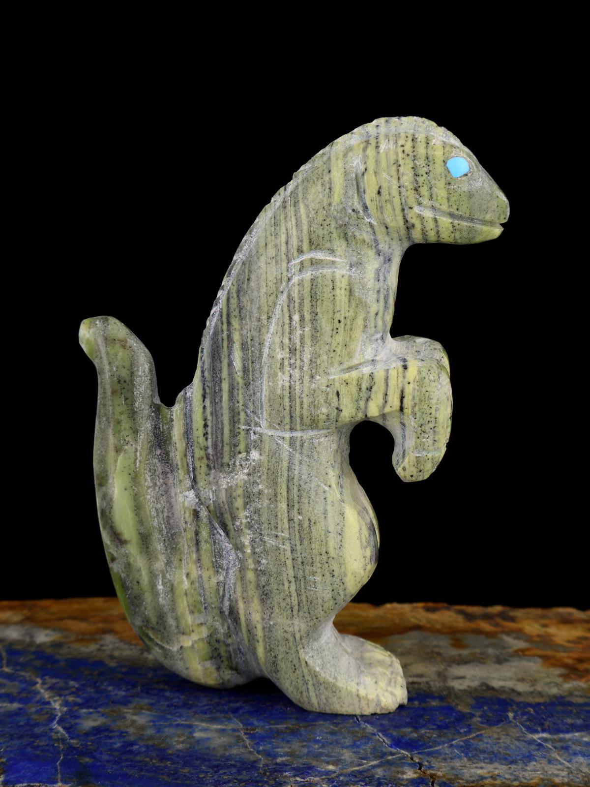 Lizard Man Zuni Carving - PuebloDirect.com