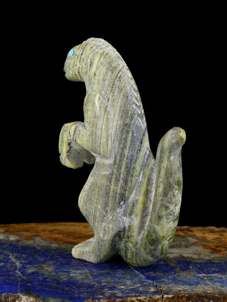 Lizard Man Zuni Carving - PuebloDirect.com