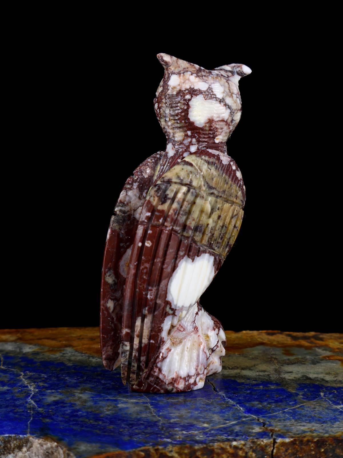 Wild Horse Owl Zuni Fetish Carving