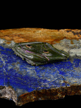 Serpentine Frog Zuni Fetish