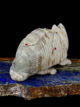 Serpentine Armadillo Zuni Fetish