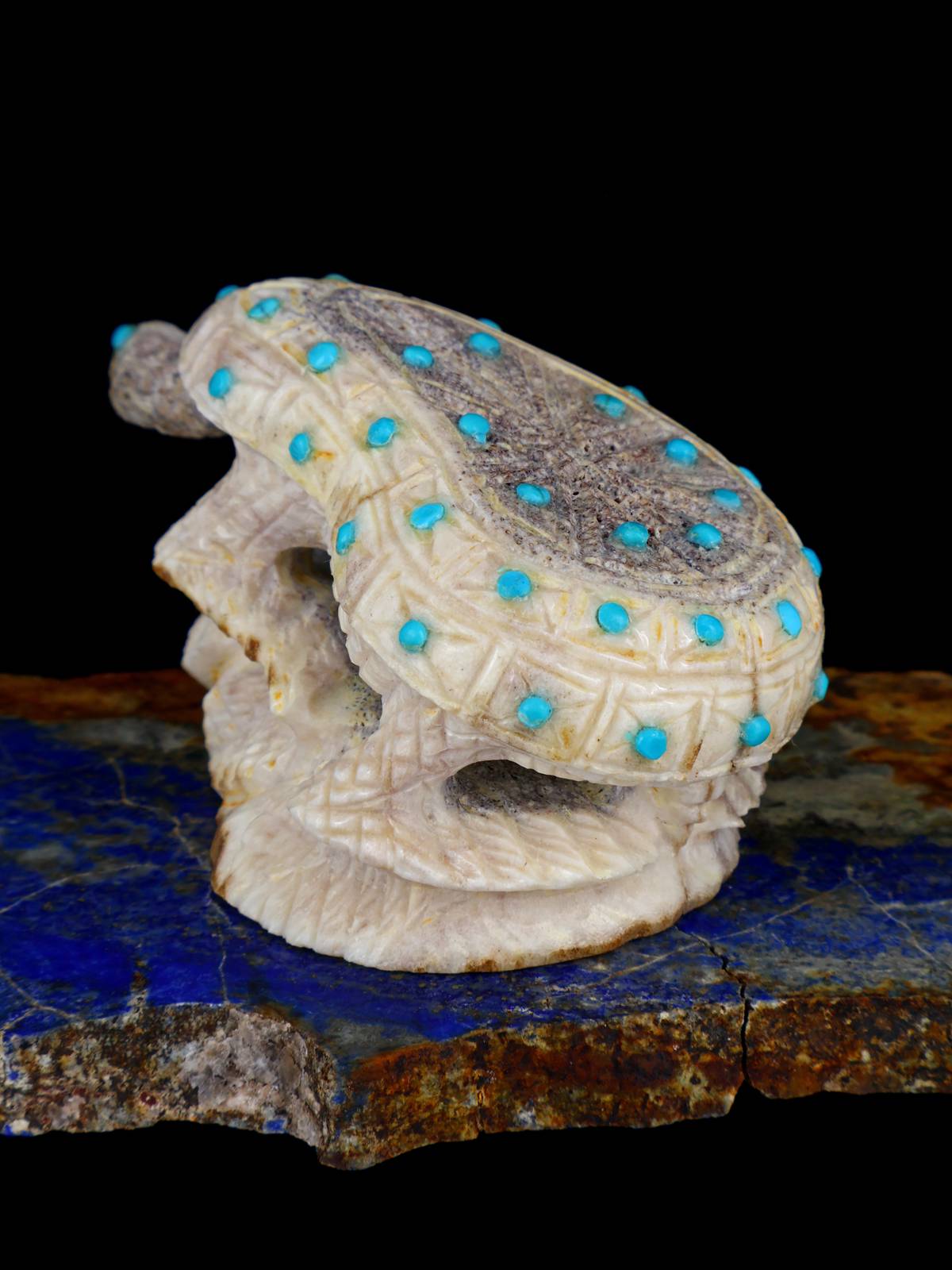 Antler Turtle Zuni Fetish