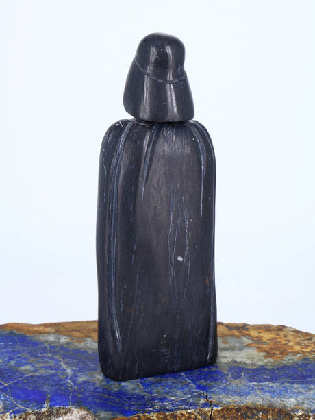 Black Marble Darth Vader Zuni Fetish - PuebloDirect.com