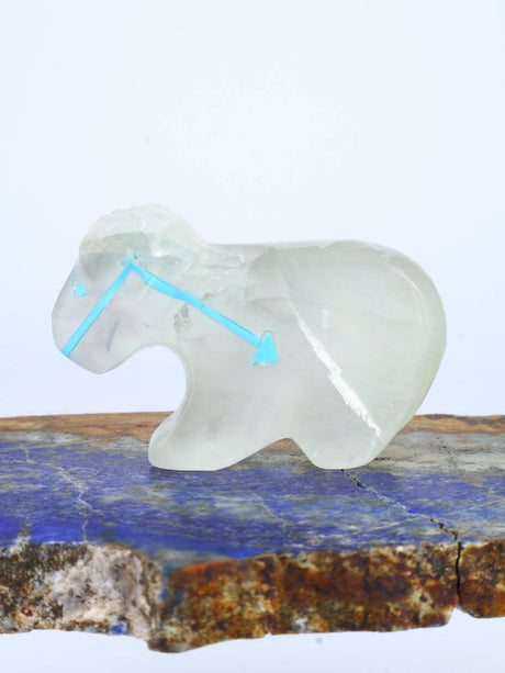 Calcite Ram Zuni Fetish - PuebloDirect.com