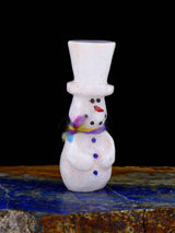 Bonhomme de neige en albâtre Zuni Fetish