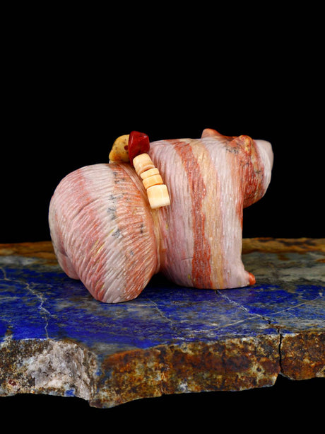 Dolomite Bear Zuni Fetish - PuebloDirect.com