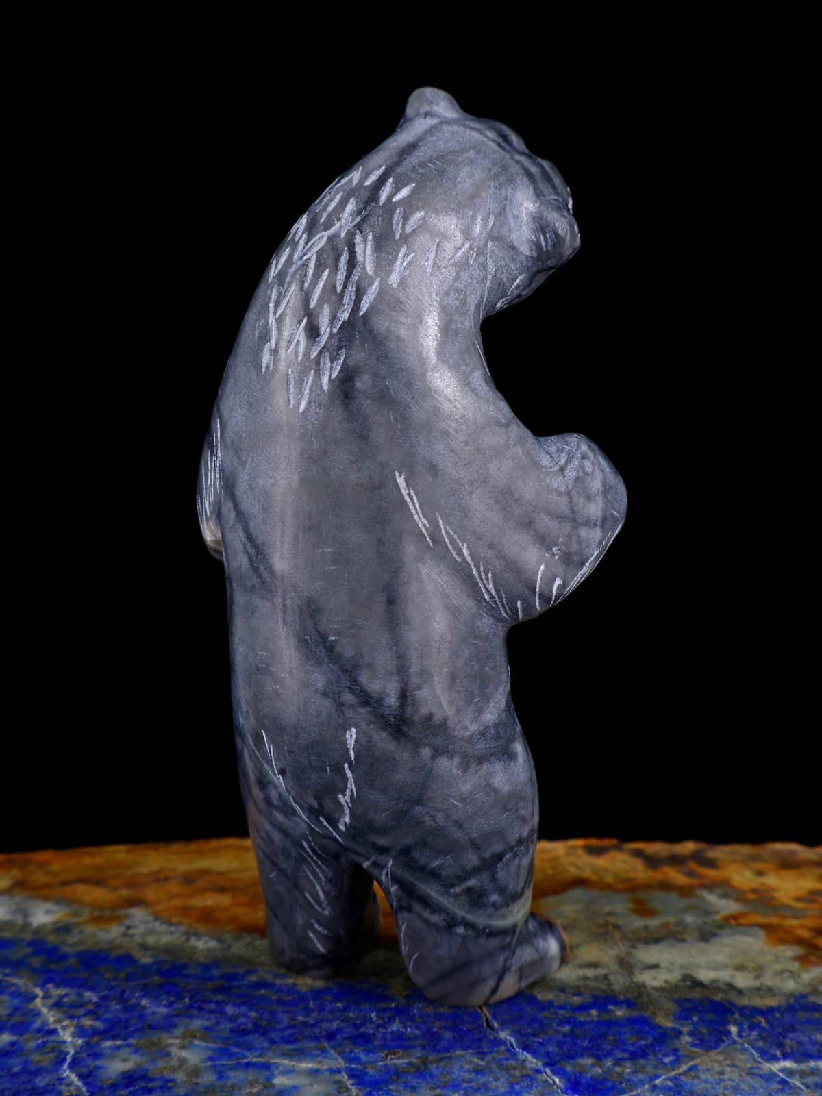 Picasso Marble Bear Zuni Fetish
