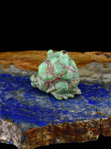 Lucin Variscite Frog Zuni Fetish