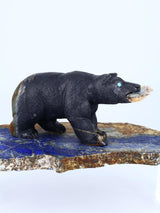 Picasso Marble Bear Zuni Fetish Carving - PuebloDirect.com
