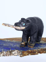 Picasso Marble Bear Zuni Fetish Carving - PuebloDirect.com