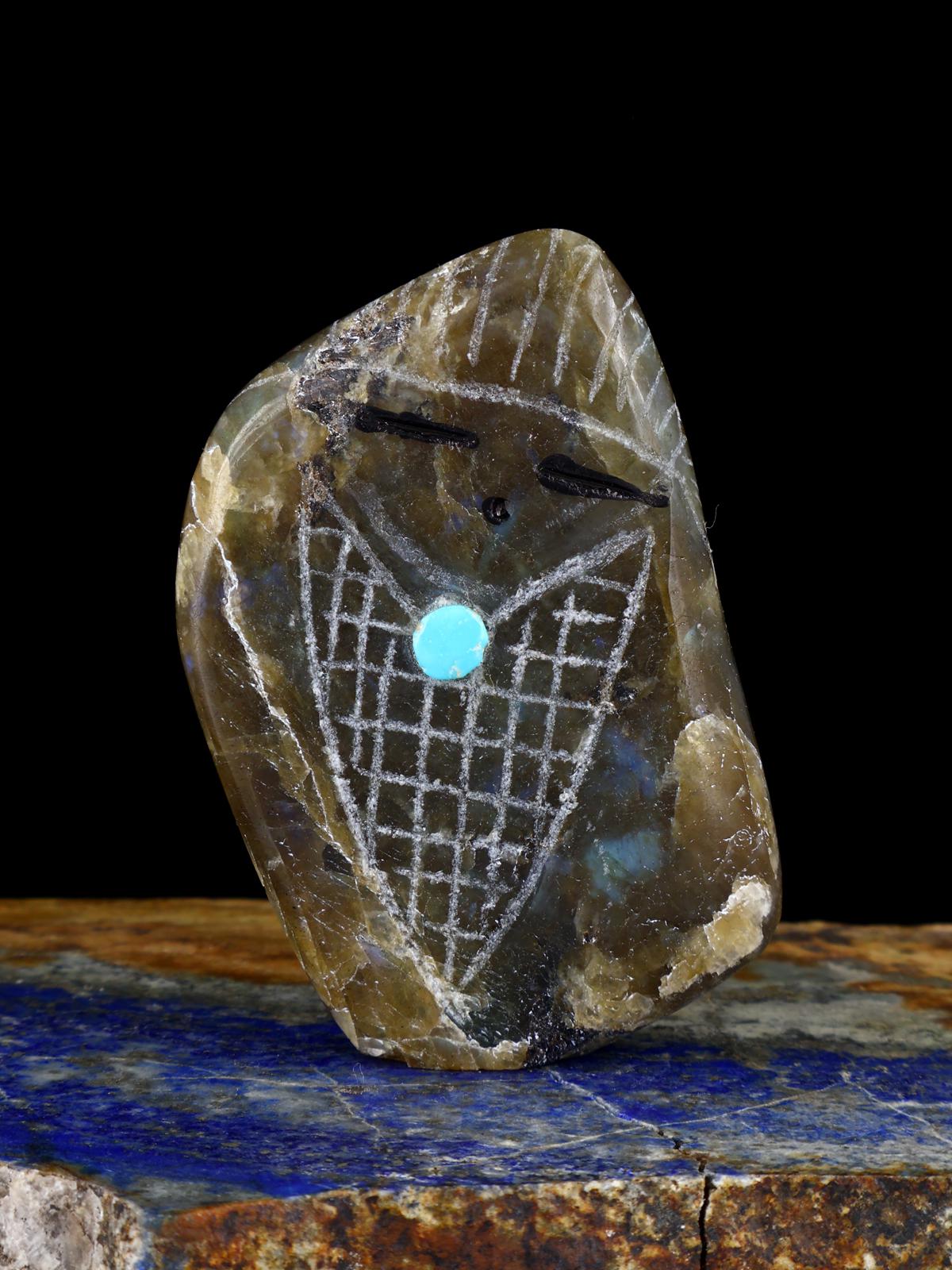 Labradorite Maiden Zuni Fetish Carving - PuebloDirect.com