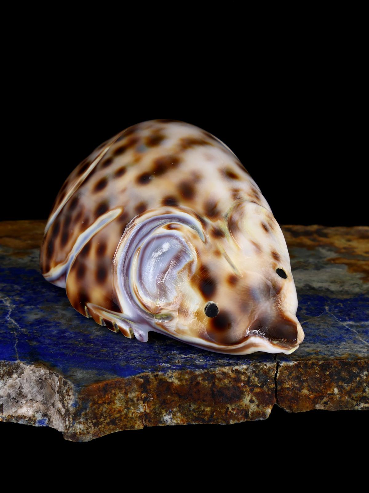 Shell Mouse Navajo Carving - PuebloDirect.com