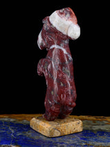 Marble Santa Doggy Zuni Fetish - PuebloDirect.com