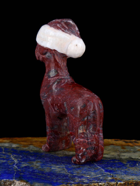 Marble Santa Doggy Zuni Fetish