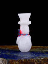 Alabaster Snowman Zuni Fetish