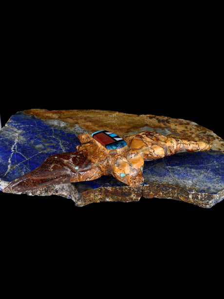 Onyx Bat Zuni Fetish - PuebloDirect.com