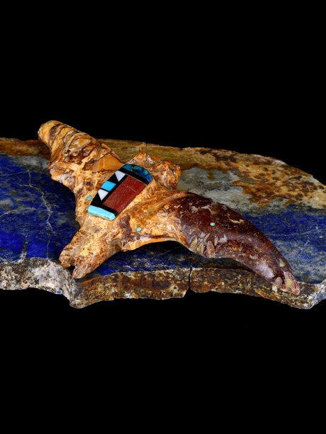 Onyx Bat Zuni Fetish - PuebloDirect.com