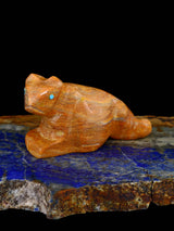 Onyx Mountain Lion Zuni Fetish - PuebloDirect.com