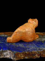 Onyx Mountain Lion Zuni Fetish - PuebloDirect.com