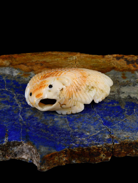 Shell Badger Navajo Carving - PuebloDirect.com