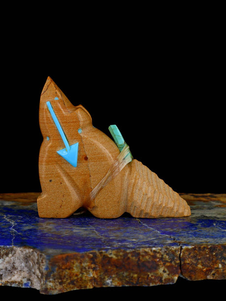 Picture Jasper Coyote Zuni Fetish - PuebloDirect.com