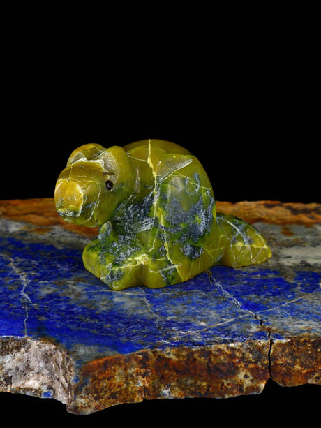 Serpentine Beaver Zuni Fetish - PuebloDirect.com