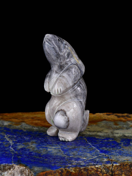 Marble Prairie Dog Navajo Stone Carving - PuebloDirect.com