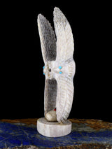Antler Eagle Family Zuni Fetish Carving - PuebloDirect.com