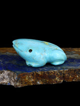 Turquoise Frog Navajo Carving M097 - PuebloDirect.com