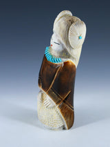 Antler Maiden Zuni Fetish Carving M076 - PuebloDirect.com