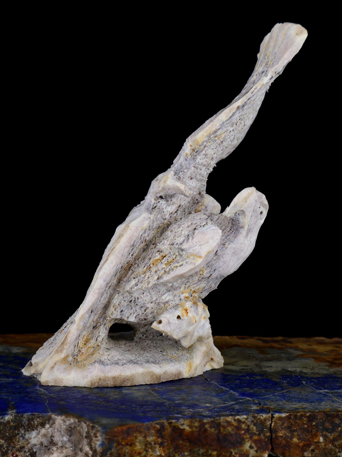 Antler Eagle Family Zuni Fetish