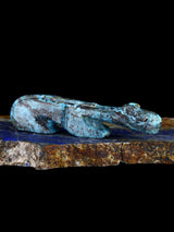 Fétiche Loup Turquoise Zuni