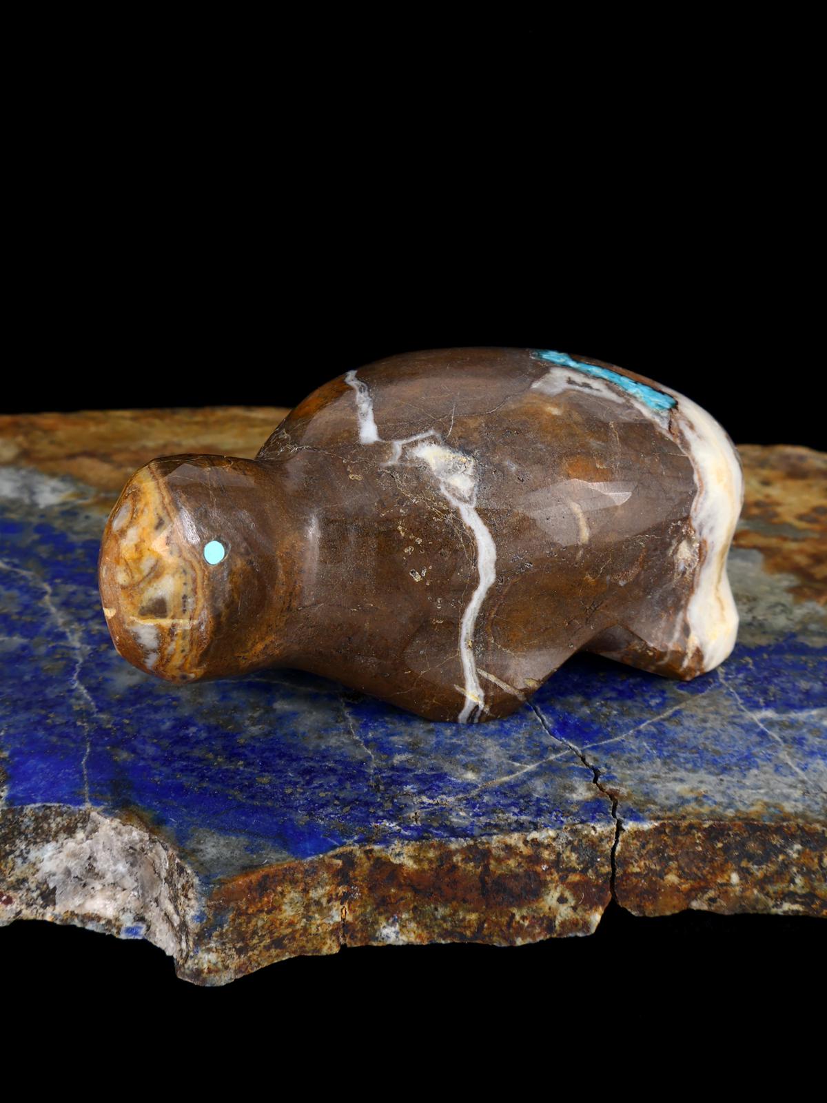 Onyx Turtle Zuni Fetish