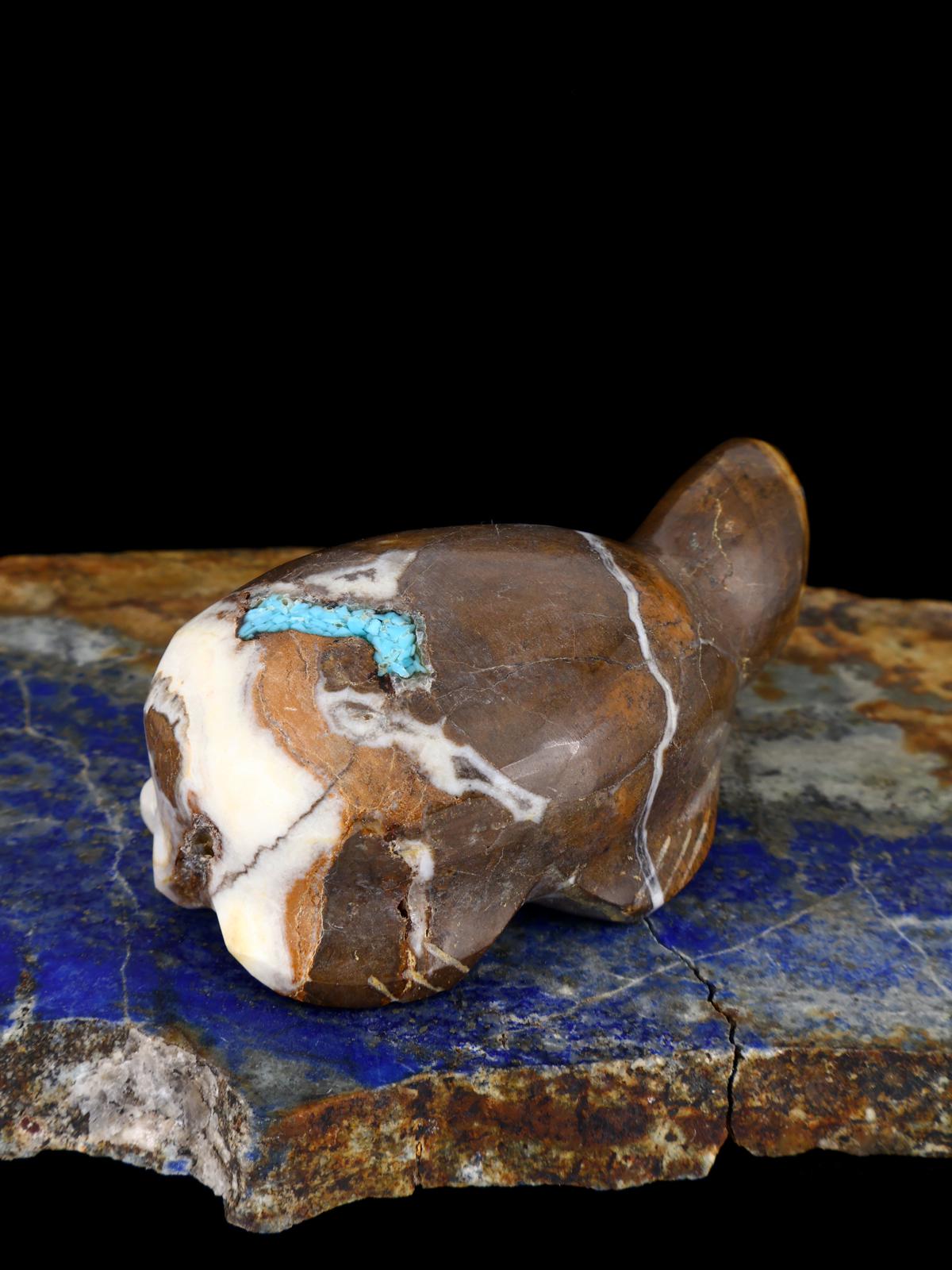 Onyx Turtle Zuni Fetish