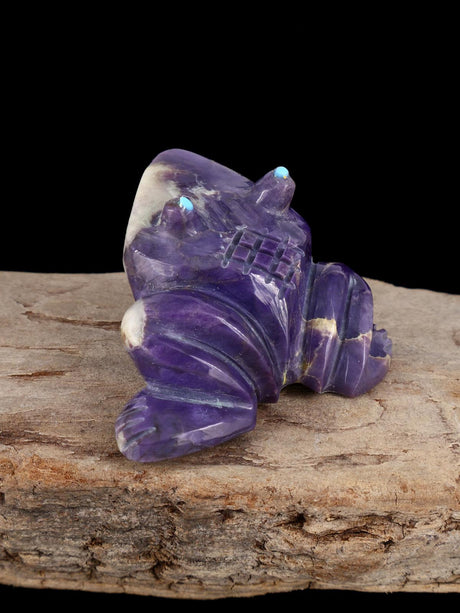 Violite Frog Navajo Stone Carving