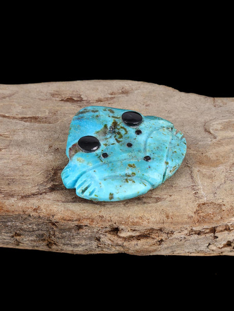 Fétiche Zuni Grenouille Turquoise