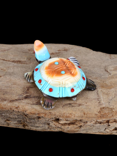 Mother of Pearl Turtle Zuni Fetish