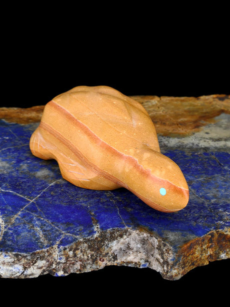 Tortue de marbre Zuni Fétiche