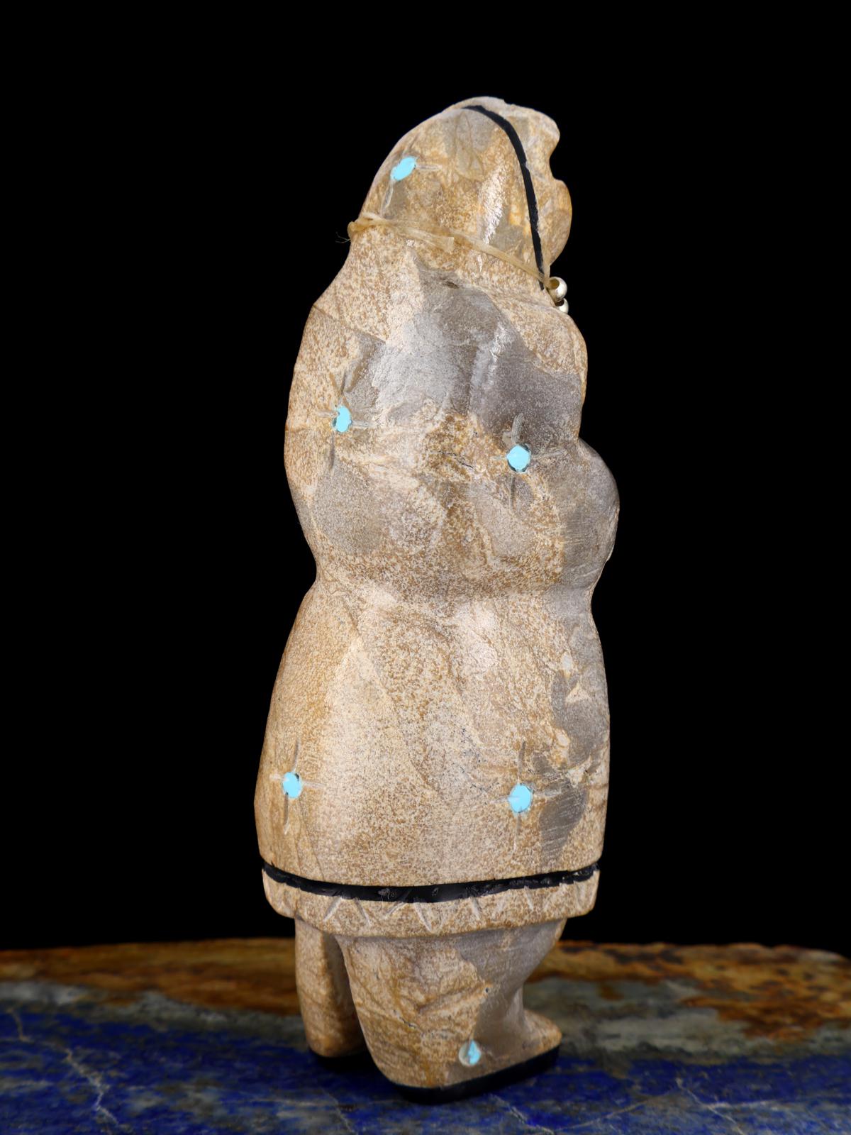 Travertin Oiseau Zuni Fétiche